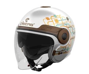 Caberg Uptown Ladies White Motorcycle Motorbike Helmet