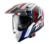 Caberg Xtrace Savana White / Black / Blue Motorcycle Motorbike Helmet