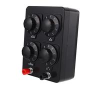 Cabilock 0-9999 Ohm Variable Resistance Box for Physics Experiments Adjustable Resistor Substitution Tool for Teaching and Learning in Electrical Engineering