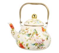 Cabilock 1.5L Enamel Tea Kettle, Vintage Stove Top Kettle, Non-Electric | Vintage-inspired 1.5L enamel kettle for everyday hot-water preparation on the hob, with a raised ergonomic handle