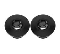 Cabilock 1 Pair Aluminum Alloy Front Wheel Axle Nut Bolt Cap for Dirt Bikes Lightweight off Road Axle Hardware Compatible with Sur-ron X S for Scooters and Pit Bikes Resistant to Shock