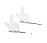 Cabilock 1 Pair Anti-Eating Gloves Kids Thumb Sucking Stop Thumb Sucking Guard Thumb Sucking Gloves Orthodontic Pacifier Baby Stop Sucking Gloves Protection White Nylon Toddler Nail Biting