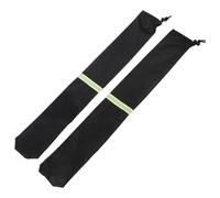 Cabilock 1 Pair Car Wiper Sleeves, Windshield Wiper Protective Covers, Reflective Oxford Cloth Waterproof Sleeves Anti-Bird Droppings Dust for Various Vehicle, Black