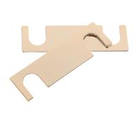 Cabilock 1 Pair Copper Speaker Terminal Connectors for Speaker Build Terminal Strip Straight 4-position Design with Smooth Flat Contact Surface Minimizing Energy Loss for Professional Audio