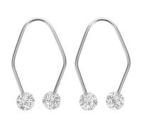 Cabilock 1 Pair Dimple Makers Face Trainer Metal Device Sleek Stylish Simple Safe and Reliable Aiding in The Creation of Beautiful Dimples for Women and Men Daily Facial Exercise