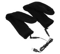 Cabilock 1 Pair Electric Heated Socks for Winter Cotton Double Layer Thermal Warm Socks Temperature Controlled No Battery