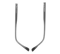 Cabilock 1 Pair Eyeglass Temple Replacement Arms in Black, Highly Resistant Tr and Metal Material with 5mm Width and 6.2mm Depth, Universal Design for Eyewear Repair and Sunglasses Leg