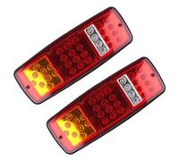 Cabilock 1 Pair LED Arrow Rear Tail Lights for Truck Trailer High Brightness Indicator Lamps Low Power Consumption Easy to View at Night