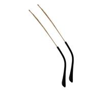 Cabilock 1 Pair Metal Eyeglasses Replacement Temple Arms for Reading Glasses and Sunglasses, Easy to Install and Prevent Glasses from Falling, Sturdy Golden Frame Accessories