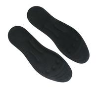 Cabilock 1 Pair XL Shockproof Insoles Liquid Glycerol Filling, Fabric Massaging Shoe Pads for Men and Women, Thin and Flexible Design for Heel Spur Relief and Back Treatment