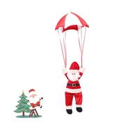 Cabilock 1 PC Santa Claus Parachute Christmas Charm Hanging Decoration and Xmas Tree Ornament Holiday Craft Supplies Festive Seasonal Decor