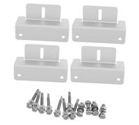 Cabilock 1 Set Aluminum Solar Panel Mount Brackets Lightweight Durable Z Brackets for Rv Boat and Outdoor Use Versatile Solar Panel Rack Support Compatible with Various