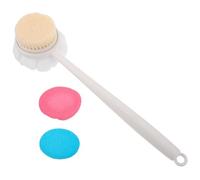 Cabilock 1 Set Body Scrubber Shower Brush - Back Brush for Bath - Multi-Purpose Exfoliating Loofah - Ergonomic Body Washing Tool Gentle Bathroom Back Scrubber for Skin Massage