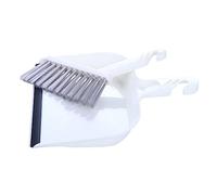 Cabilock 1 Set Desktop Cleaning Kit Dustpan Dusters Kitchen for Handled Dust Pan Flash Desktop Broom Brush White