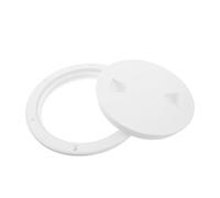 Cabilock 1 Set Round Non Slip Access Hatch Cover Abs Deck Plate for Boats Rvs Easy Durable Safety Features Deck Hatch