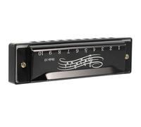 Cabilock 10 Holes 20 Tones Harmonica for Children with Stable Structural Design and Smooth Abs Metal Material, Educational Musical Instrument for Toddlers and Beginners
