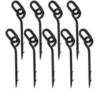 Cabilock 10 Pcs Carp Fishing Bait Spikes Bait Screws with Additional Loop for Barbel Fishing, Plastic, 10pcs, Saltwater Use