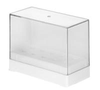 Cabilock 10 Pcs Nail Drill Bit Storage Holder Nail Drill Bit Organizer Plastic Lightweight 10 Holes Design Simple Appearance Delicate Appearance for Professional Salon Use