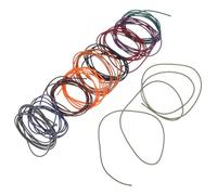 Cabilock 10 Pcs Nylon Elastic Band Notebook Spring Band 8mm Wide Resistant to Breaking Stretchy Closure Loop for Travel Outdoor Activities Journal