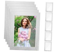 Cabilock 10 Pcs Photo Mat Cardboard Frames with Adhesive for Easy DIY Framing Picture Mats for Home Wall Display Compatible with Family Portraits Artwork Prints Gallery-style Exhibition
