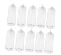 Cabilock 10 Pcs Refillable Liquid Glue Squeeze Bottles with Pointed Nozzle Pigment Dispensing Containers for Caulking Adhesives and Oils Portable and Easy to Squeeze for Precise Application
