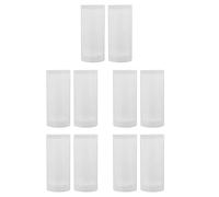 Cabilock 10 Pcs Shuttlecock Storage Tube, Portable Plastic Holder