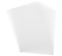 Cabilock 10 Sheets A4 Frosted PVC Printable Sheets Bulk for Laser Printers, Matte Printing Material for Bookmarks and Crafting, Non-Laminated Printing PVC Paper