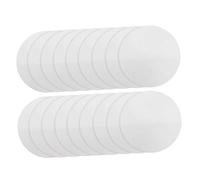 Cabilock 100 Sheets Round Synthetic Filter Discs for Laboratory Use Mushroom Cultivation Oil Testing Qualitative Filter Paper Circles for Wide Mouth Jars