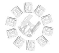 Cabilock 100pcs Adjustable Hollow Metal Hair Braid Rings Lightweight Dreadlocks Beads Clips Hair Jewelry Accessories for Women Ponytail Holder Braiding