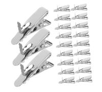 Cabilock 100pcs Alligator Clips Mini Fish Mouth Christmas Tree Ornament Clips for Wreath Garland Decorations for Ornaments Garland