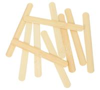 Cabilock 100pcs Bamboo Tongue Depressors Medical Disposable Oral Exam Sticks Bulk Pack for Adult and Clinic Use