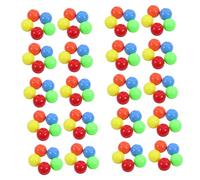 Cabilock 100pcs Bright Colored Small Plastic Balls for Math Learning Counting Probability Educational with Portable Box for Elementary School Students
