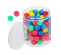Cabilock 100pcs Colorful Plastic Balls Montessori Sorting Counting for Preschool Lightweight Balls for Educational Experiments and Motor Skills Development
