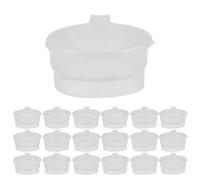 Cabilock 100pcs Cosmetic Bottle Stopper Plastic Inner Cap Plug Tight Seal for Travel Lotion Containers Leakproof Airtight Beauty Use