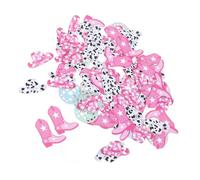 Cabilock 100pcs Disco Ball Paper Cutout Confetti Glitter Party Decorations Sequin Dance Supplies for Birthday and Theme Parties Sparkling Space Confetti for Festive Event Decor