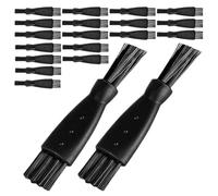 Cabilock 100pcs Dualhead Electric Razor Cleaning Brushes Lightweight Plastic Narrow Crevice Brushes for Precision Shaving Maintenance and Home or On-the-go Cleaning