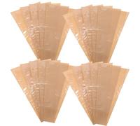 Cabilock 100PCS Flower Bouquet Packaging Bags Large Size Floral Wrapping Sleeves for Multiple Stems, Kraft Paper Flower Bags for Florist Supplies and Wedding Bouquet Wrapping