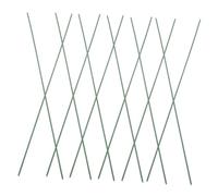 Cabilock 100pcs Green Floral Stem Wires Strong Iron Wire Stems for DIY Flower Projects Artificial Flower Florist for Rose Crochet Mesh Making