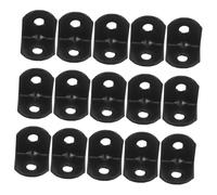 Cabilock 100pcs Heavy Duty Black Corner Brackets Iron Angle Shelf Supports for Wood Shelving Wall Storage Braces for Workshop Garage Furniture Fixation