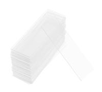 Cabilock 100pcs High Transparency Microscope Slides Kit with Smooth Surface for Laboratory Research Heat Resistant Glass Slides for Microbiology Cytology and Cell Studies