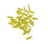 Cabilock 100pcs Mini Natural Wooden Craft Pegs Photo Clips for Hanging Photos Picture Hooks Heavy Duty Wooden Utility Clips