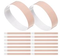 Cabilock 100pcs Newborn Puppy Collars with Identification Tags, Comfortable Pp Material Adjustable Pet Id Bands for Puppy Births, Sturdy and Lightweight Basic Collars for Dogs