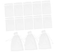 Cabilock 100pcs Organza Bags Small Drawstring Pouches for Jewelry Wedding Candy Favor Bags