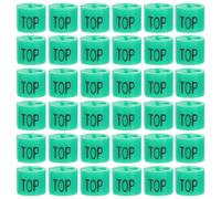 Cabilock 100Pcs Plastic Clothing Hanger Size Clips with Round Circle Buckle Tags for Retail Clothing Rack, Garment Rack Size Markers, Fashion Retail Tags Snaps for Store Display and Closet