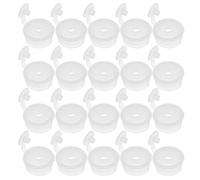 Cabilock 100pcs Plastic Stopper for Bottle Seal Airtight Leakproof Inner Cap Travel Lotion Bottle Plug Cosmetic Stopper for Secure Closure