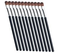Cabilock 100pcs Portable Eyeshadow Makeup Brushes Silver Handle Cosmetic Tools for Women Blending and Application Kit for Home and Professional Use