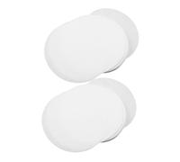 Cabilock 100pcs Qualitative Filter Paper Circles Diameter Lab Absorbent Cellulose Paper Medium Speed Filtration High Wet Strength Low Ash Content for Chemistry Experiments