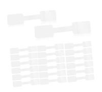 Cabilock 100Pcs Self-Adhesive Jewelry Price Tags Blank Labels for Inventory Management and Display Removable Anti-Tear Stickers for Rings Bracelets Necklaces Smooth Writable Surface