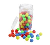 Cabilock 100pcs Small Colored Counting Balls Solid Plastic Probability Math Learning Supplies for Elementary School Teaching and Visual Skill Development