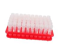 Cabilock 100pcs Test Tubes Teaching Experiment Tube Lid Rack for Boys and Girls Test Plant Holder Random Color
